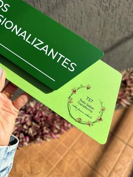 Placa Identificação de Sala - Modelo Onix