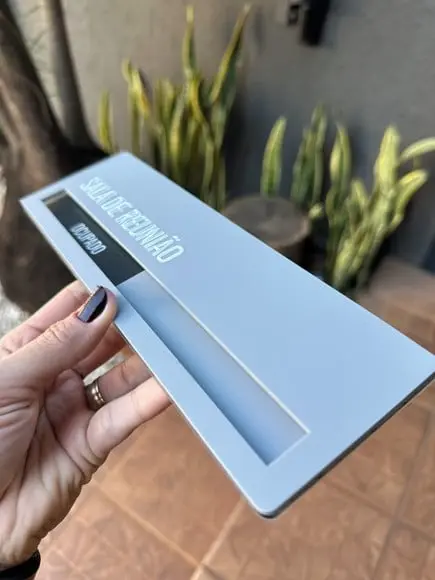 Placa Identificação Porta - Livre Ocupado