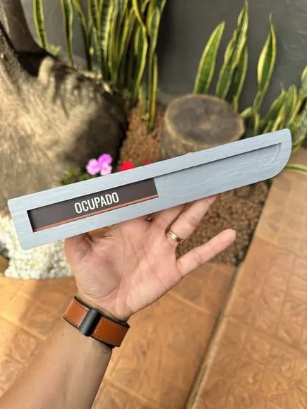 Placa Identificação Porta - Livre Ocupado