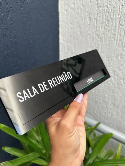 Placa Identificação Porta - Livre Ocupado