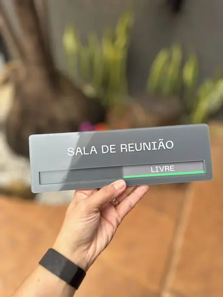 Placa Identificação Porta - Livre Ocupado