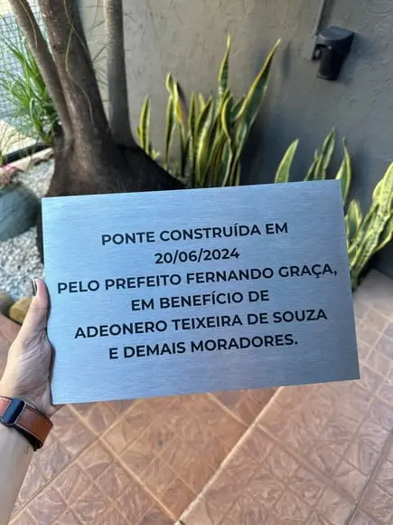 Placa Inox com Impressão Uv - 30x20