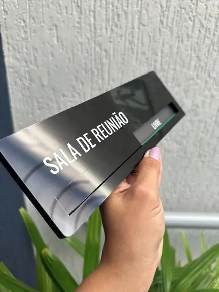 Placa Identificação Porta - Livre Ocupado
