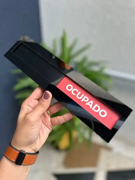 Placa Livre e Ocupado