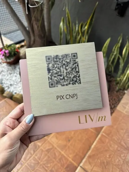Placa Pix Personalizada
