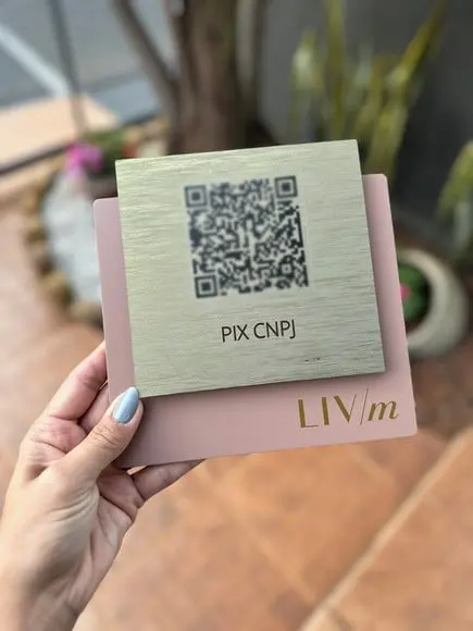 Placa Pix Personalizada