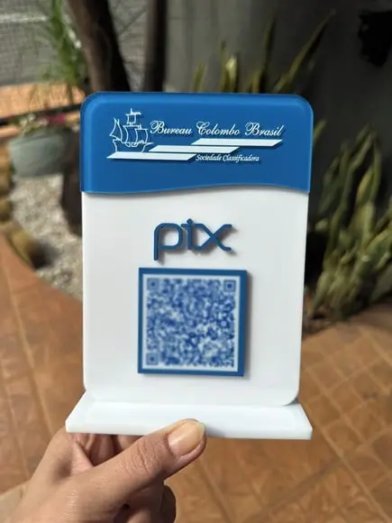Placa Pix Personalizada 16