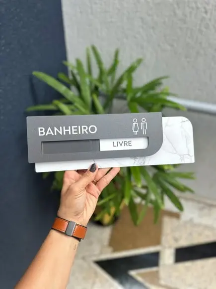 Placas Modelo Ametista e Flash Livre / Ocupado