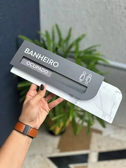 Placas Modelo Ametista e Flash Livre / Ocupado