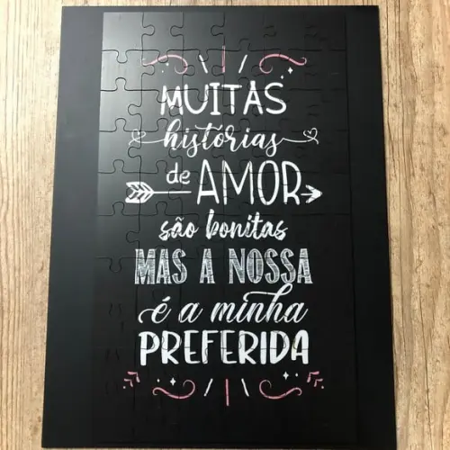 Quebra cabeça Muitas Histórias de Amor