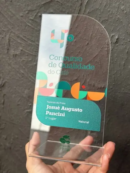 Troféu Homenagem em Acrílico