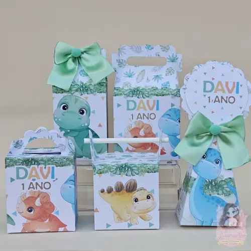 Personalizados Kit 20 Peças Caixas Dino Baby/Lembrancinha de Festa /Aniversário/Mimo