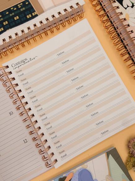 Agenda Personalizada - Azul