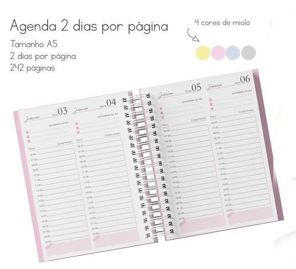 Agenda Personalizada - Flores