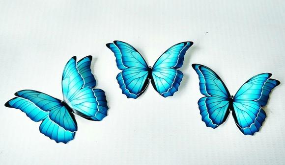 Borboleta 3d - Apliques