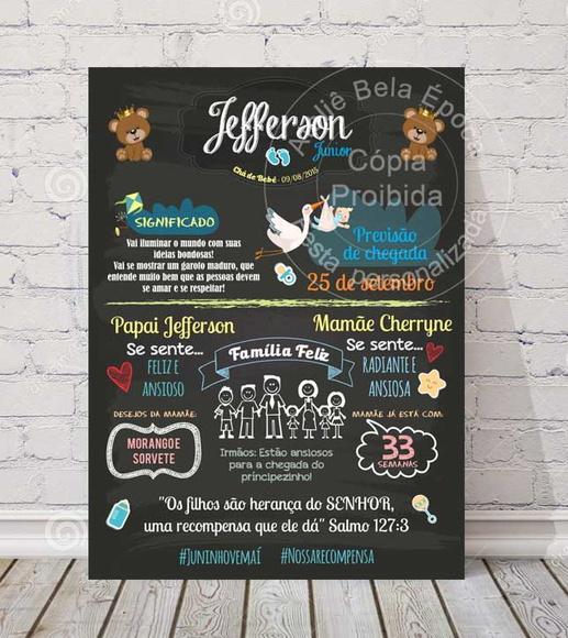 Chalkboard - Impresso 60 X50