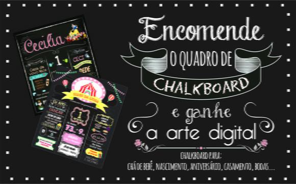 Chalkboard - Impresso 60 X50