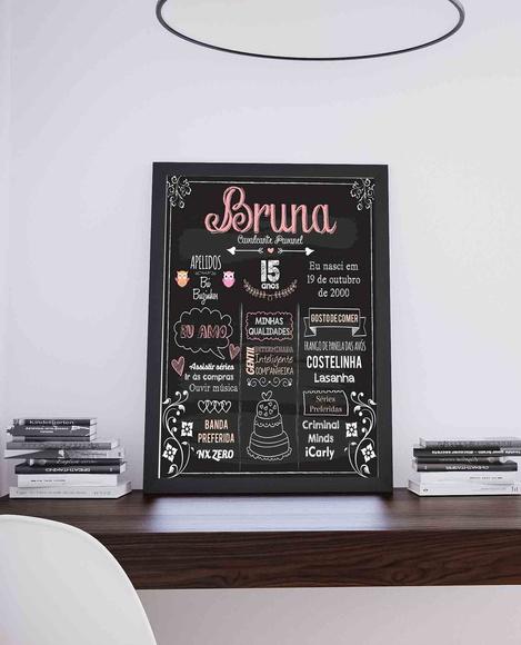 Chalkboard - impresso 40 X 30