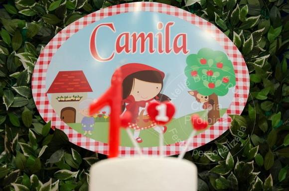 Chapeuzinho Vermelho - Placa