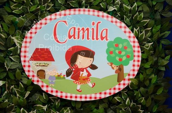 Chapeuzinho Vermelho - Placa