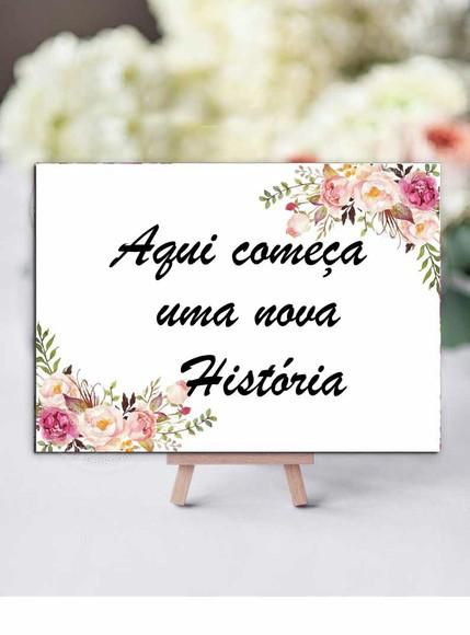 Combo - Chalkboard Casamento +2 Placas para Daminhas