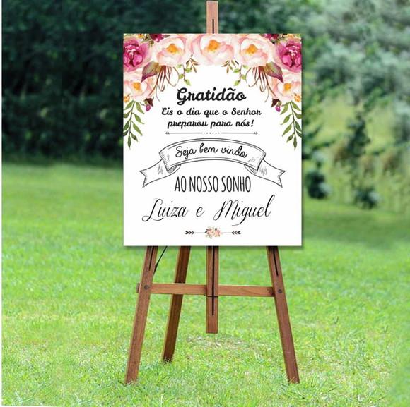 Combo -quadro Casamento +1 Placa Lua de Mel +placa Coração