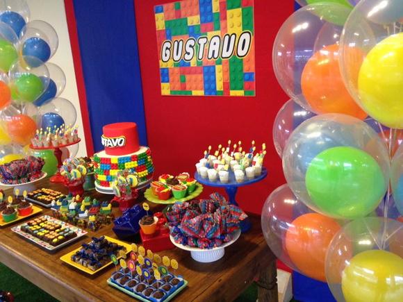 Festa lego - Placa decorativa