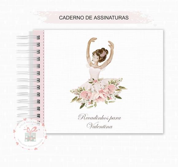 Livro de Assinatura e Mensagem Caixinha de Musica