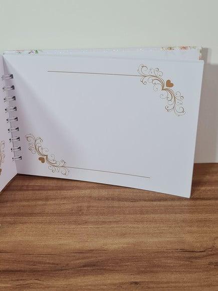 Livro de Assinaturas e Mensagens - Casamento