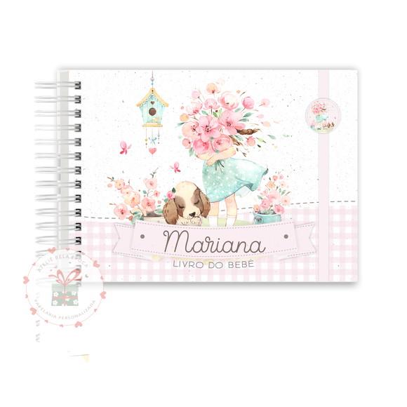 Livro do Bebê Menina Floral