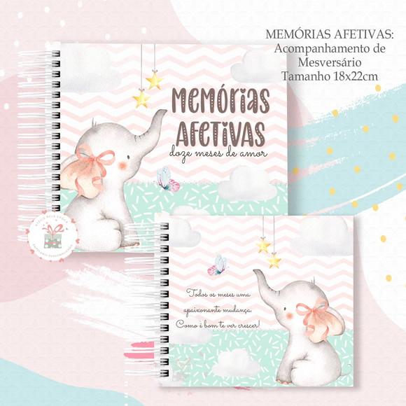 Livro Memorias Afetivas Elefantinha