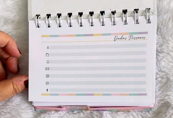 Mini agenda, agenda datada, presente, presente criativo,