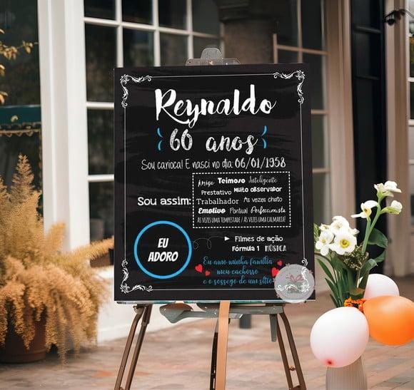 Painel Aniversário Adulto - Festa 60 Anos