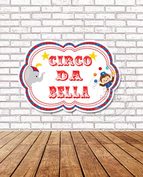 Painel Circo - Placa de Pvc