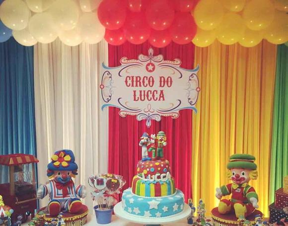 Painel de Aniversário - Circo