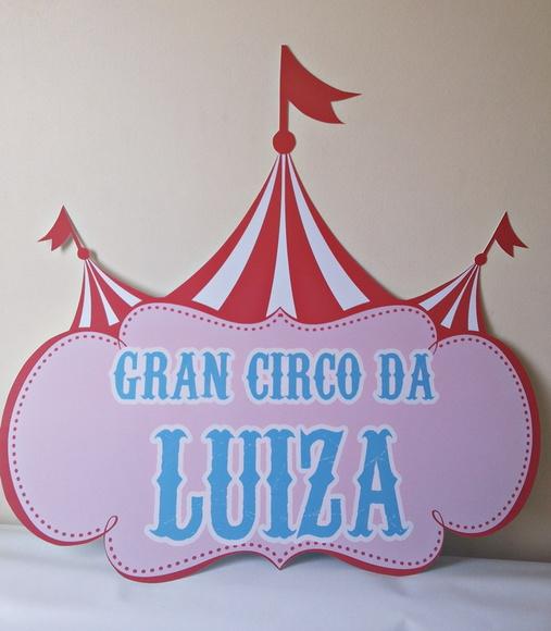 Painel de Aniversário - Circo