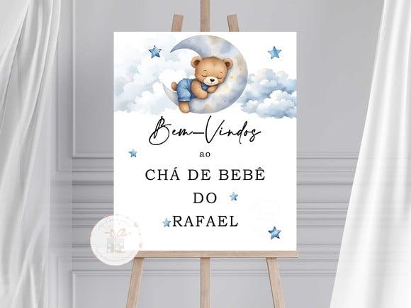 Placa Chá de Bebê Ursinho