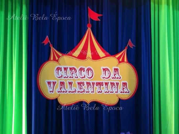 Placa Circo -em Vinil