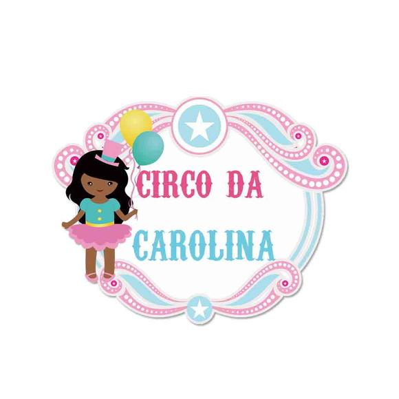 Placa Circo - MENINA