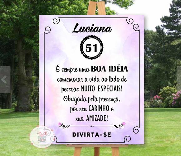 Placa de Boas Vindas -bem Vindos