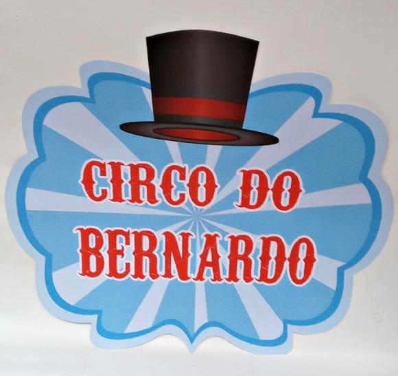 Placa Festa Circo