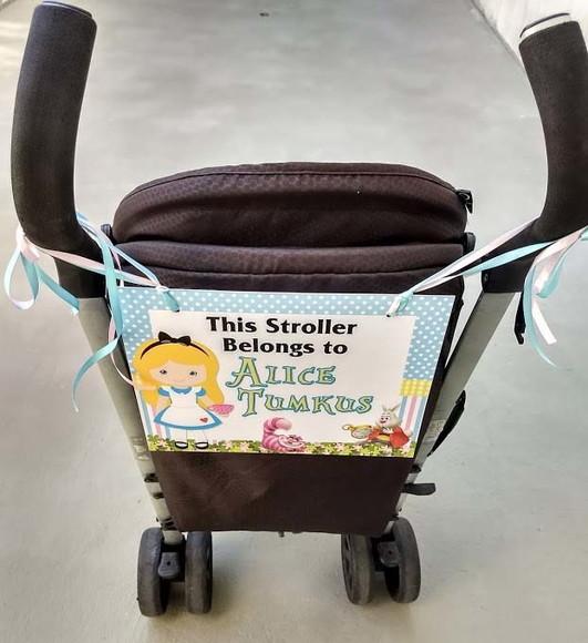 Placa para Carrinho de Bebê - Ideal para Viagem e Parques