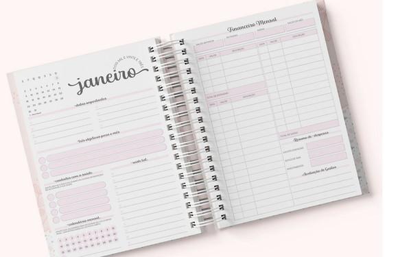 Planner Rosa 2026