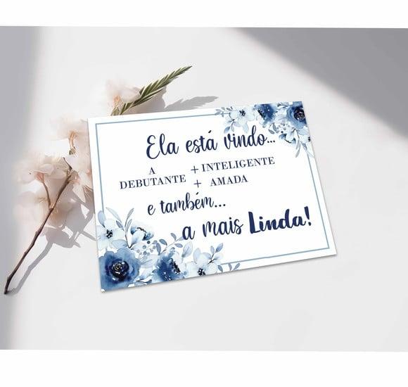 Plaquinha para Debutantes -a Mais Linda!