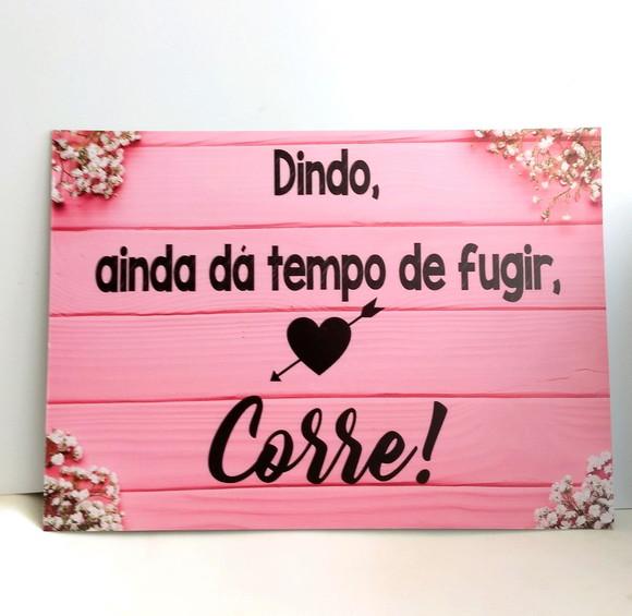 Plaquinhas para casamento