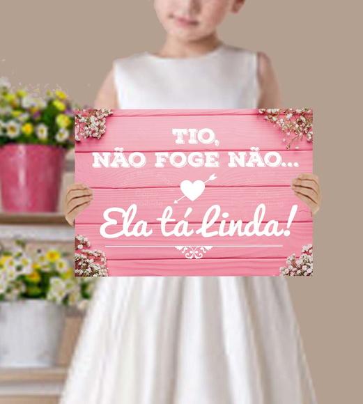Plaquinhas para casamento