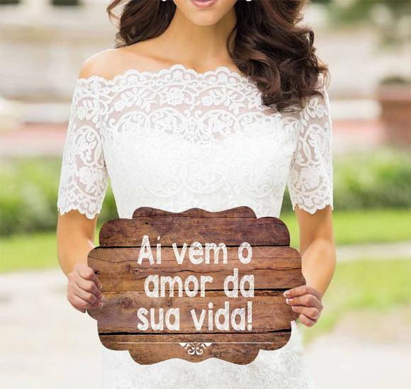 Plaquinhas para Casamento