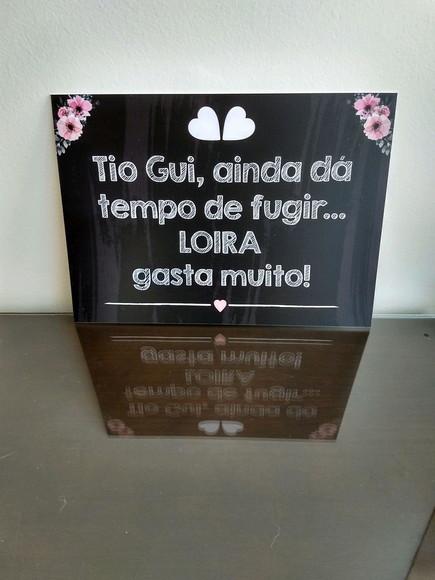 Plaquinhas para Casamento