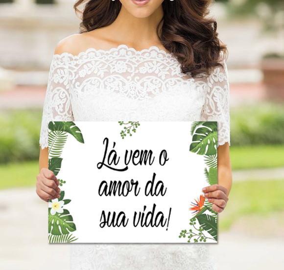Plaquinhas para Casamento
