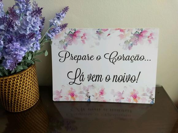 Plaquinhas para Casamento